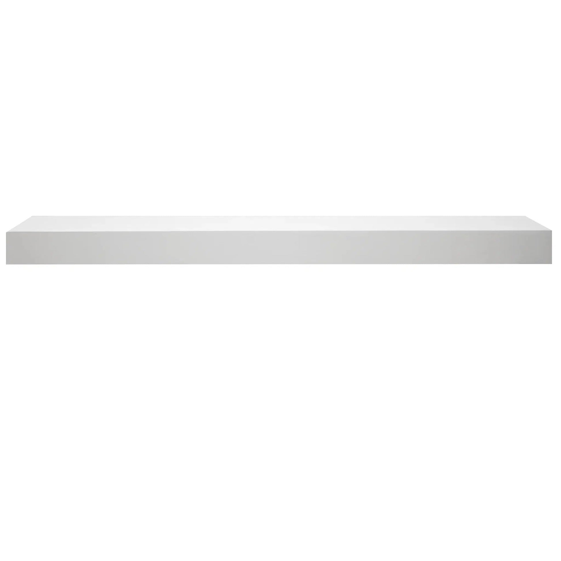 Majestic Signature Series Fillmore 48" Primed MDF Transitional Style Wood Mantel Shelf With Custom Ebony Stain Color