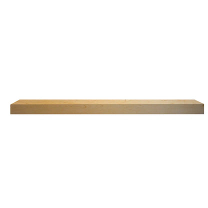 Majestic Signature Series Fillmore 59" Unfinished Maple Transitional Style Wood Mantel Shelf With Custom New Gray Stain Color