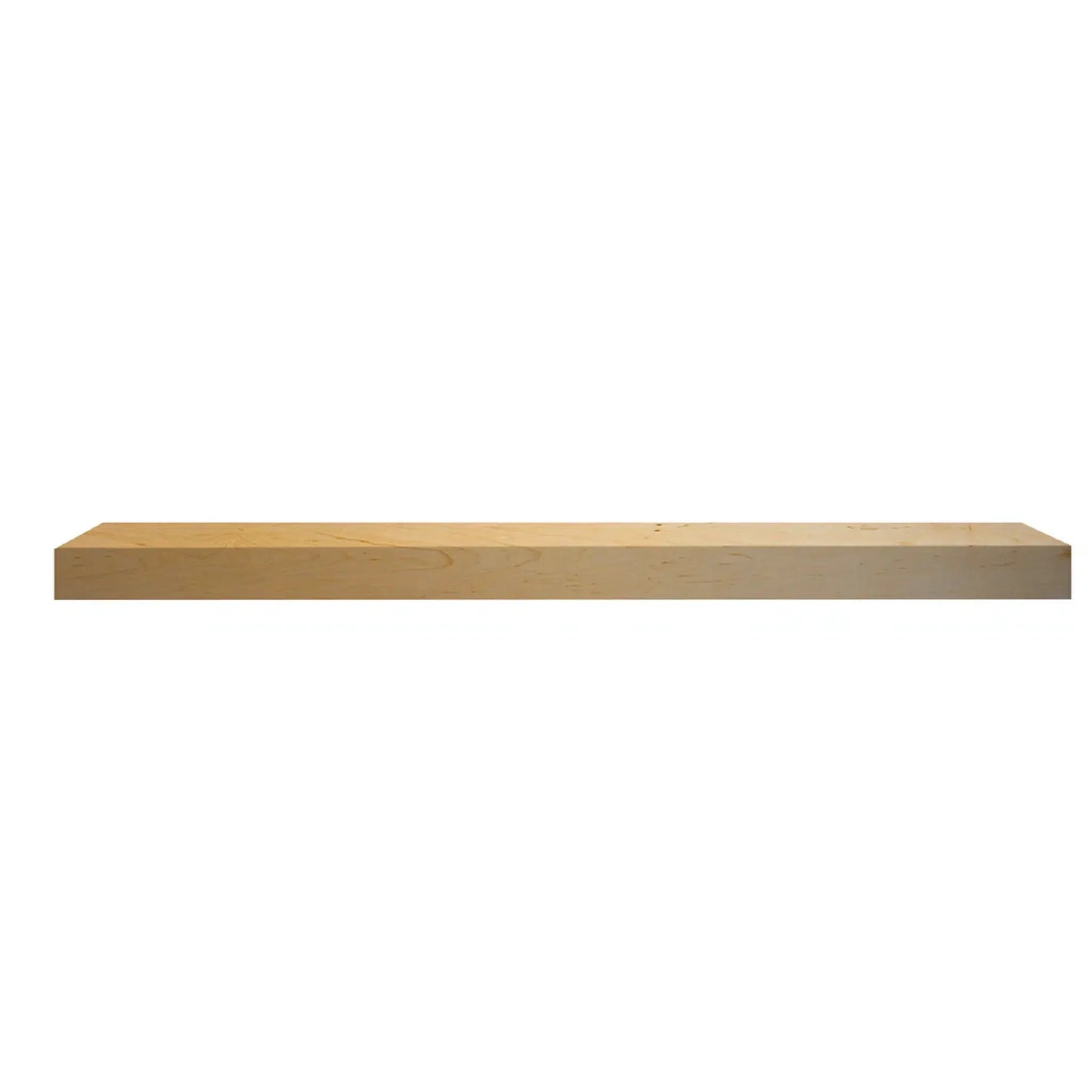 Majestic Signature Series Fillmore 59" Unfinished Maple Transitional Style Wood Mantel Shelf