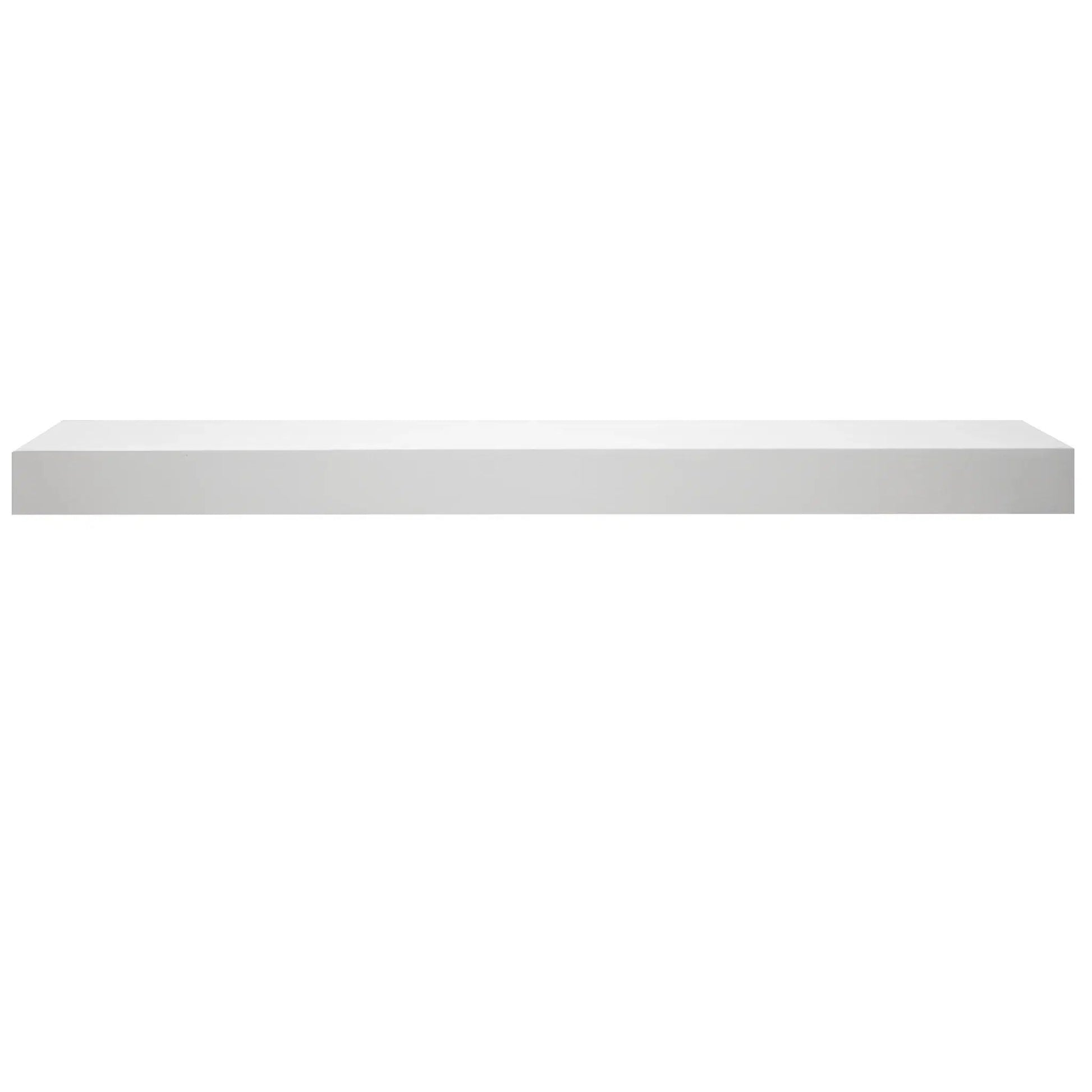 Majestic Signature Series Fillmore 72" Primed MDF Transitional Style Wood Mantel Shelf With Custom Ebony Stain Color