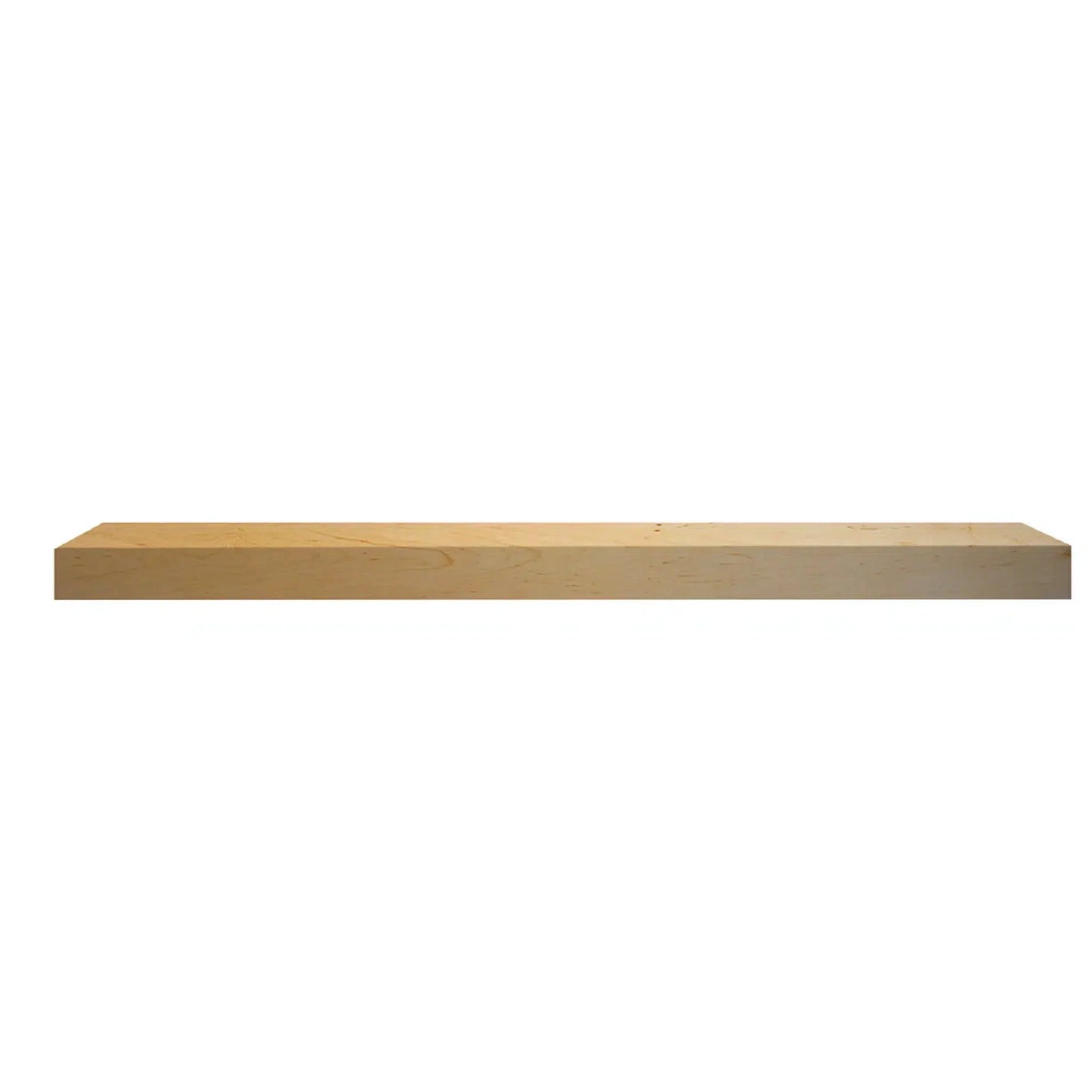 Majestic Signature Series Fillmore 72" Unfinished Maple Transitional Style Wood Mantel Shelf