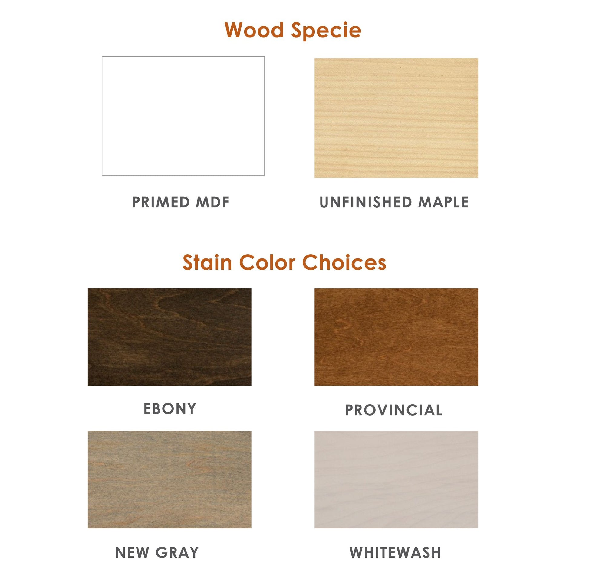 Majestic Signature Series Kenwood A 44" Primed MDF Transitional Style Flush Wood Fireplace Mantel With Custom Provincial Stain Color