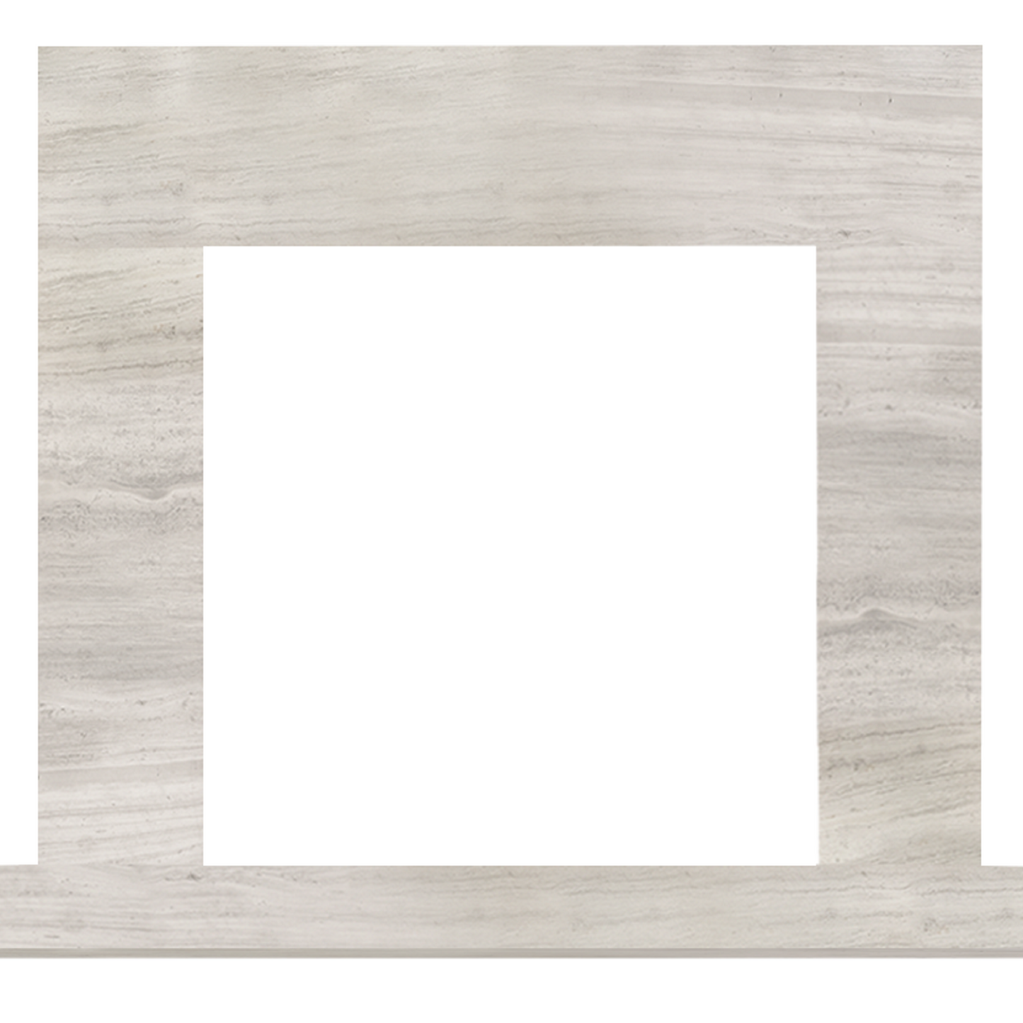 Majestic Signature Series Set 1 70" Single-Pack Driftwood Marble Stone Surround