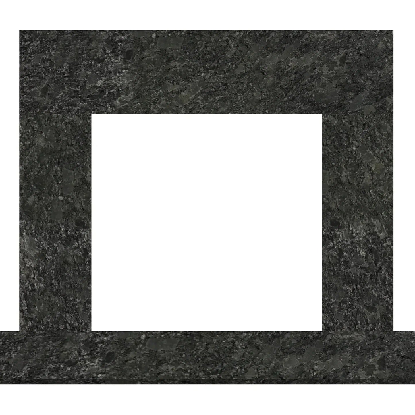 Majestic Signature Series Set 2 60" Single-Pack Steel Gray Granite Stone Surround