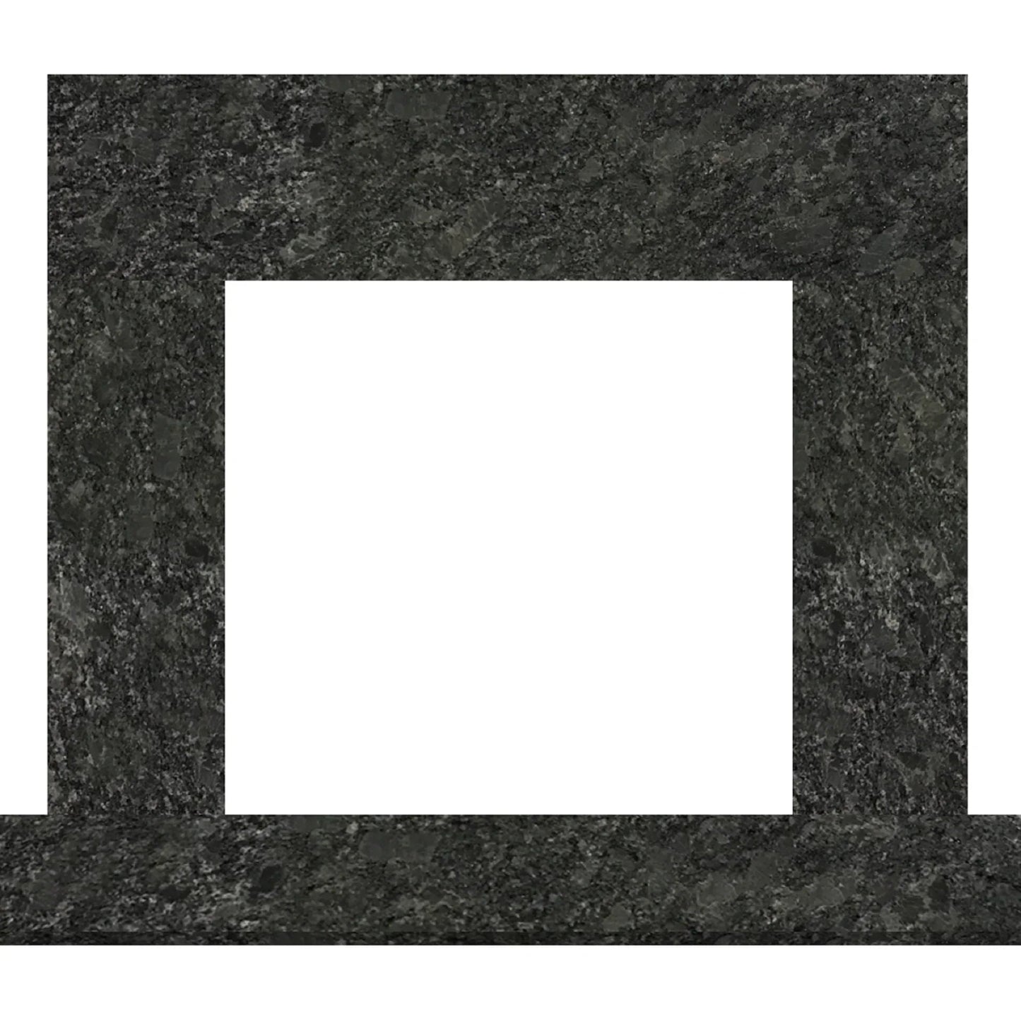 Majestic Signature Series Set 3 49" Single-Pack Steel Gray Granite Stone Surround