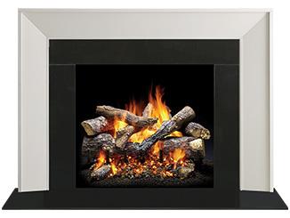 Majestic Signature Series Zimmer A 44" Primed MDF Modern Style Flush Wood Fireplace Mantel