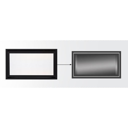 Majestic Black Clean Face Trim for Echelon II 48" Gas Fireplace