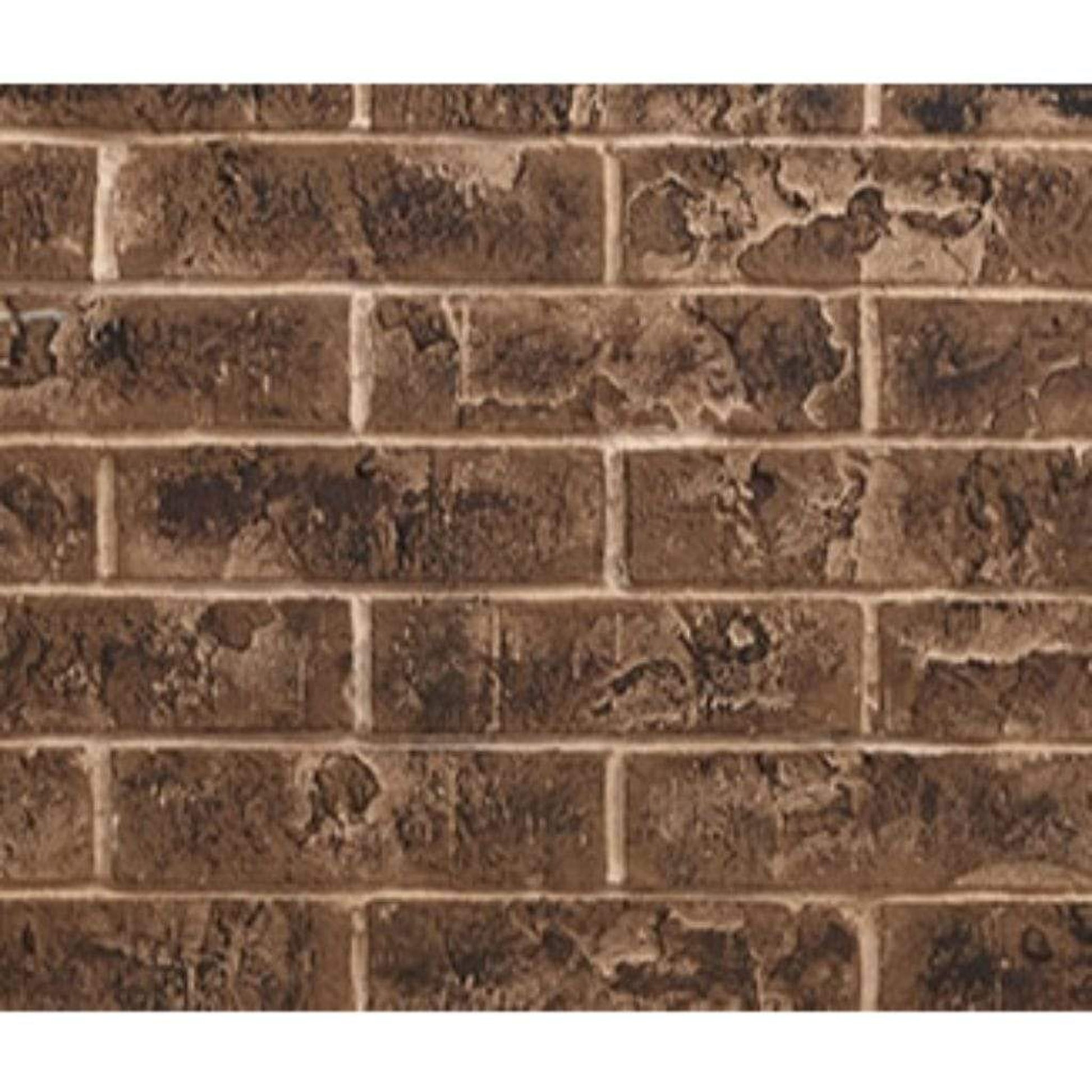 Majestic Tavern Brown Brick Interior Panels for Quartz Platinum 36" Gas Fireplace