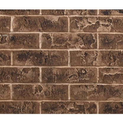 Majestic Tavern Brown Brick Interior Panels for Quartz Platinum 36" Gas Fireplace