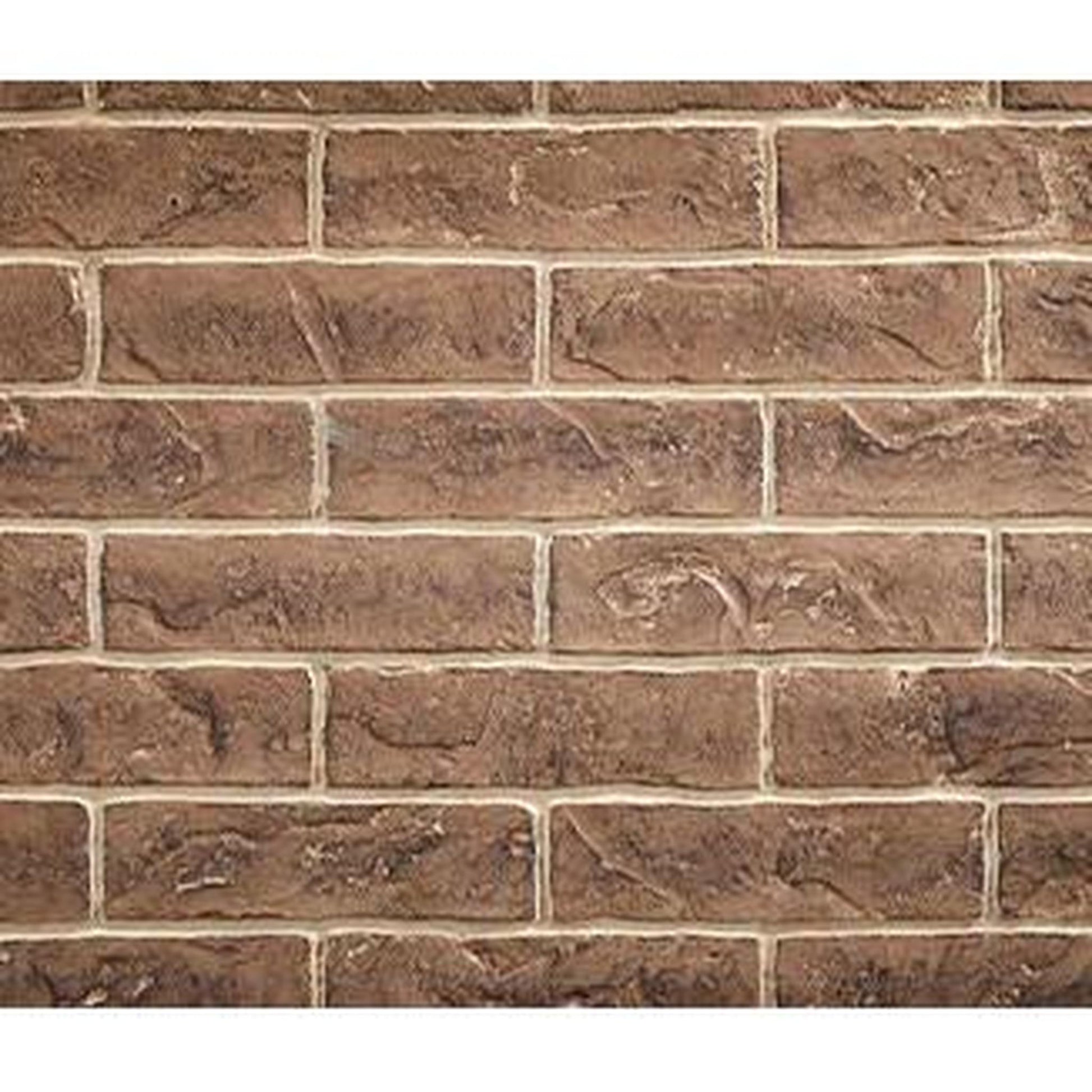 Majestic Tavern Brown Traditional Brick Interior Panels for Meridian 42" Gas Fireplace