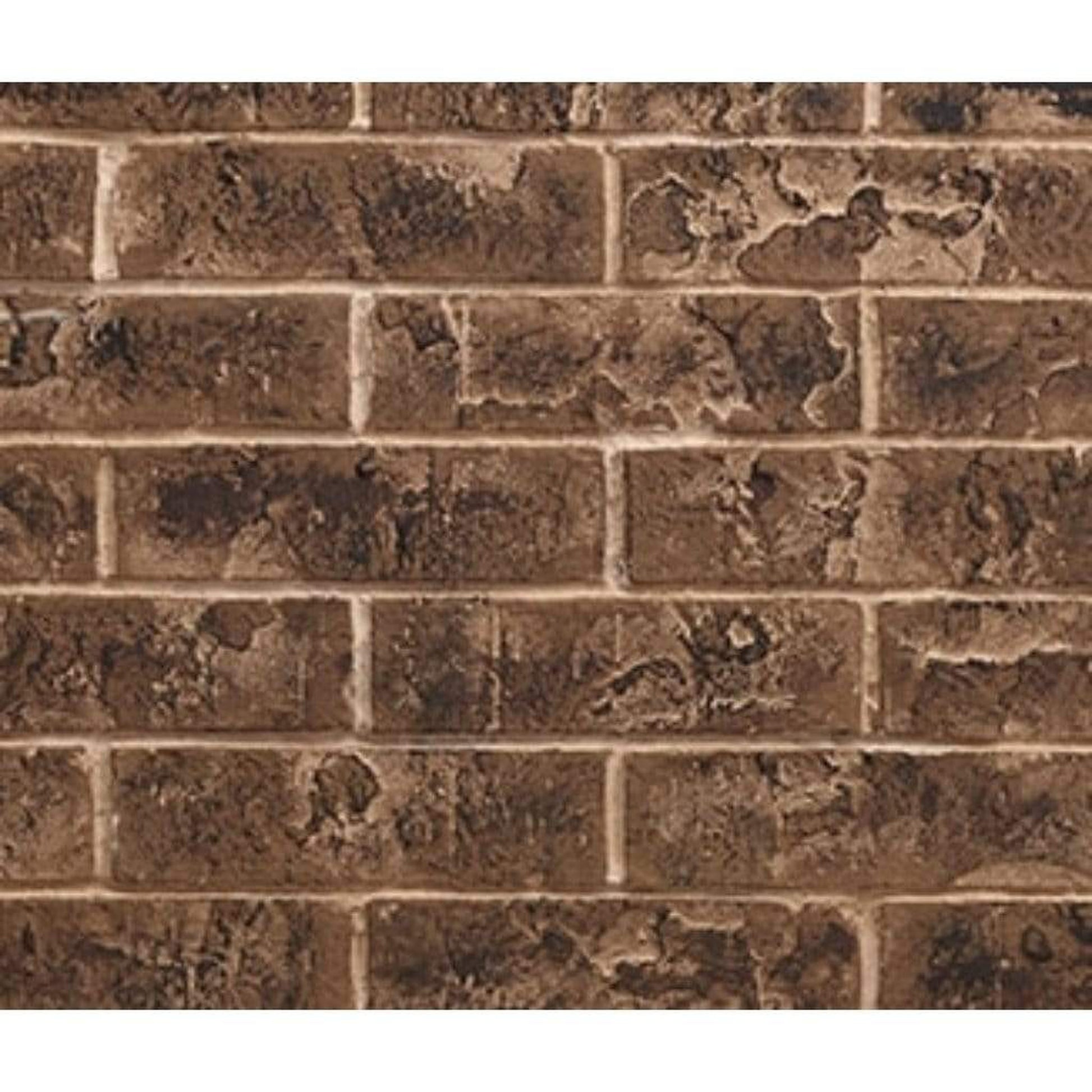 Majestic Tavern Brown Traditional Brick Interior Panels for Ruby and Jasper 30" Fireplace Inserts