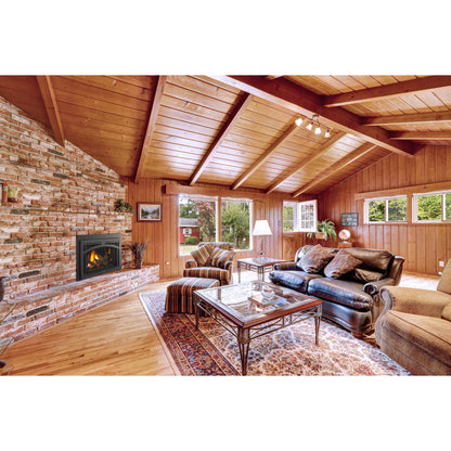 Majestic Trilliant Large 35" Traditional Direct Vent Natural Gas Fireplace Insert With IntelliFire Touch Ignition System