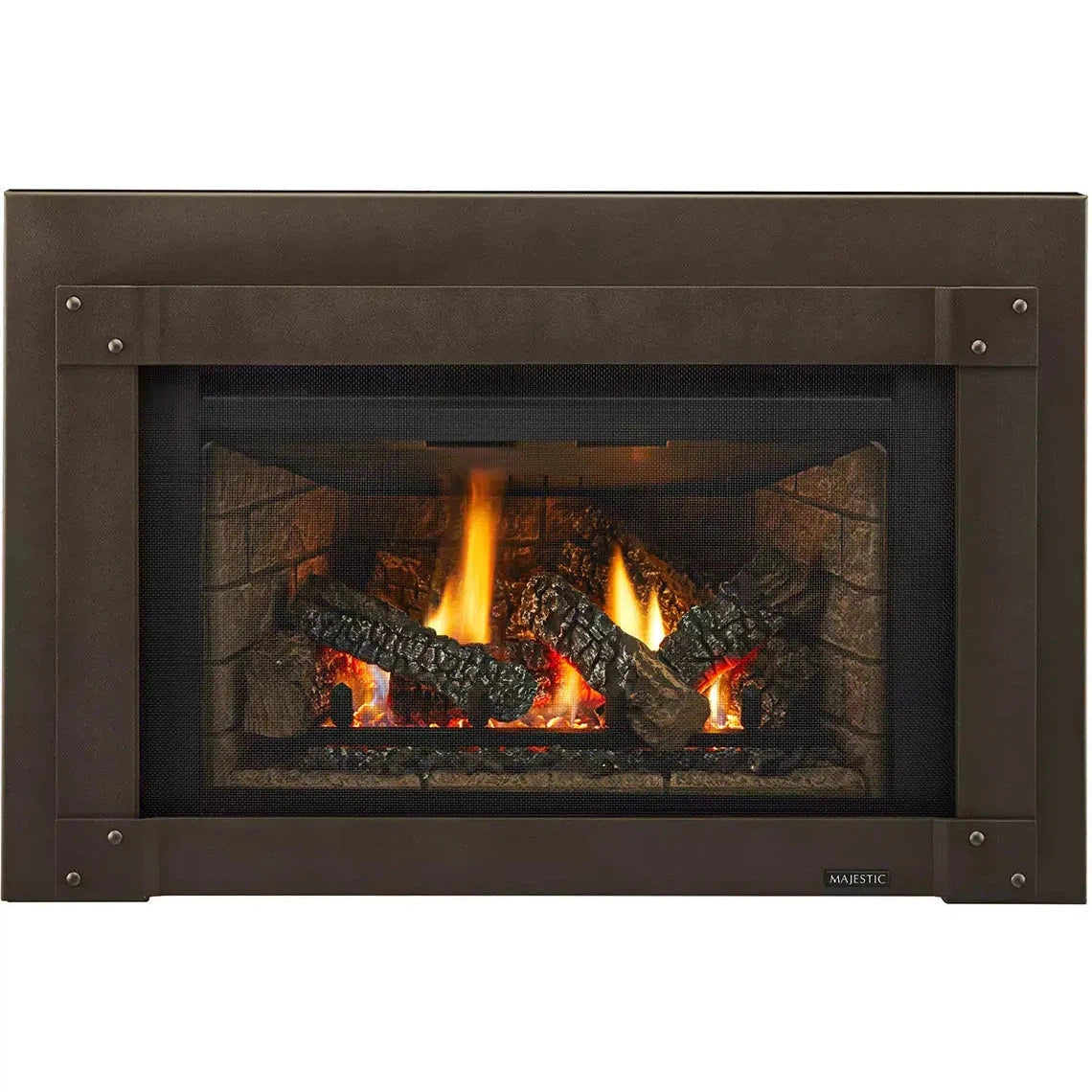 Majestic Trilliant Large 35" Traditional Direct Vent Natural Gas Fireplace Insert With IntelliFire Touch Ignition System