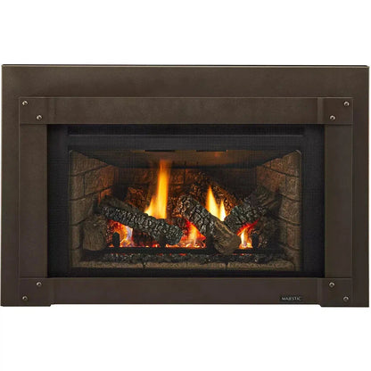 Majestic Trilliant Medium 30" Traditional Direct Vent Natural Gas Fireplace Insert With IntelliFire Touch Ignition System