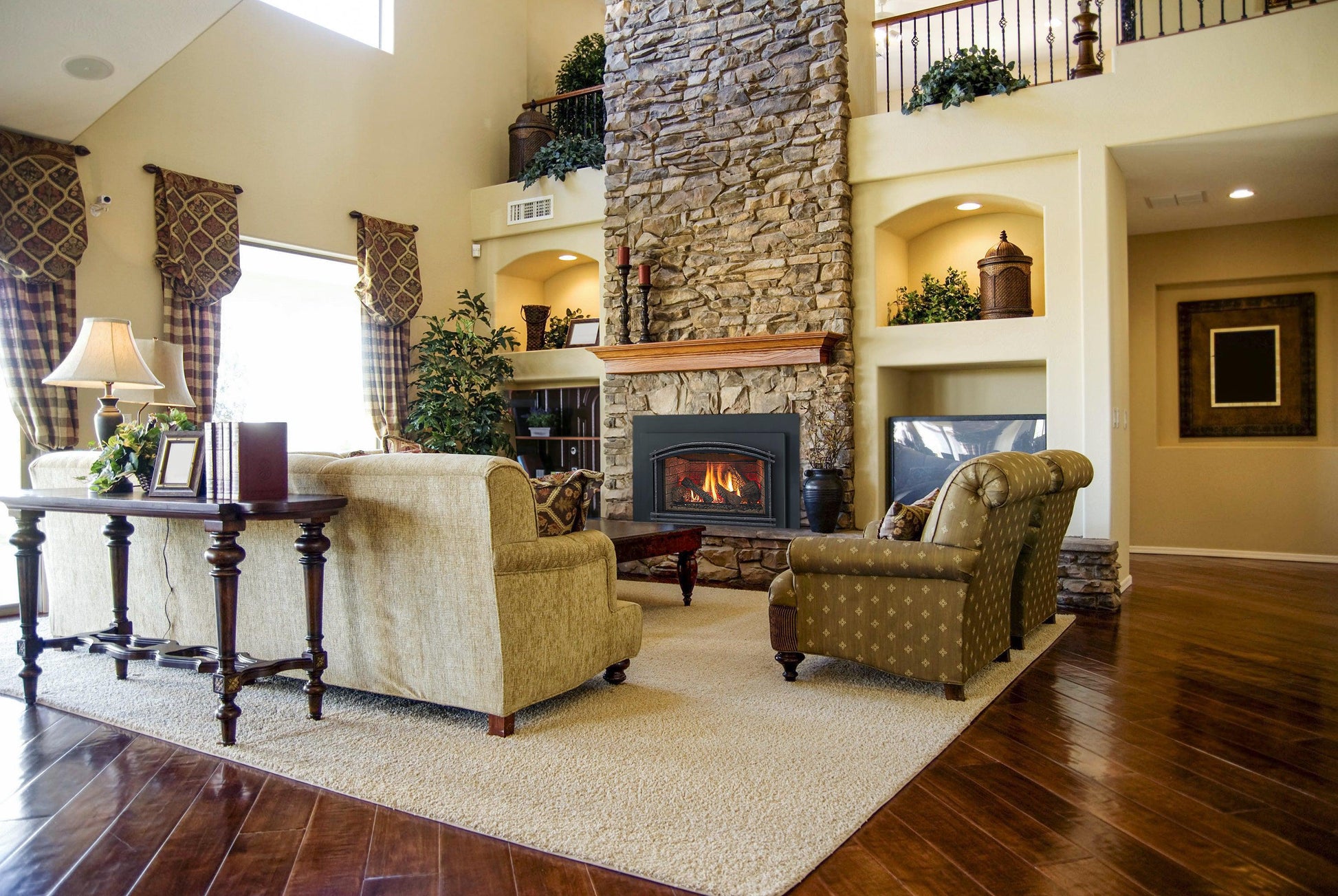 Majestic Trilliant Medium 30" Traditional Direct Vent Propane Gas Fireplace Insert With IntelliFire Touch Ignition System