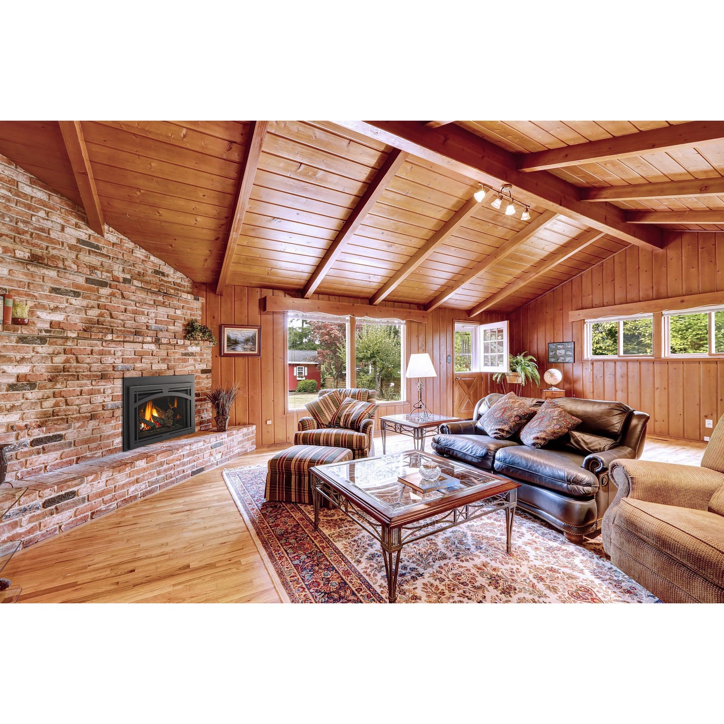 Majestic Trilliant Small 25" Traditional Direct Vent Natural Gas Fireplace Insert With IntelliFire Touch Ignition System