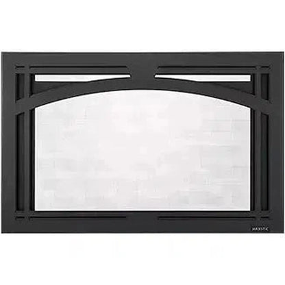 Majestic Tuscan Black Arch Screen Front for Trilliant 30" Gas Fireplace Insert