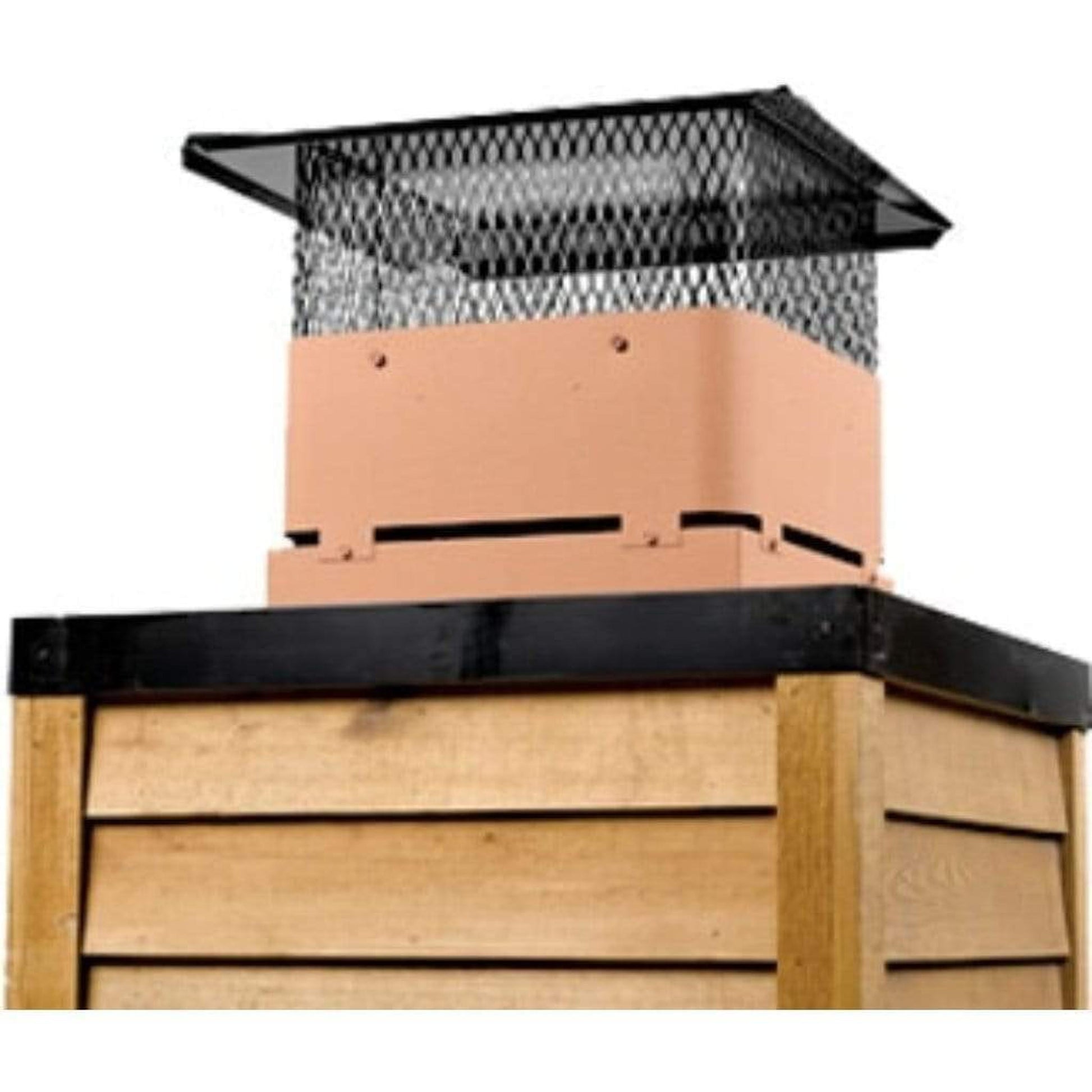 Majestic Vertical Terra Cotta Termination Cap Cover for Direct Vent and B-Vent Gas Units