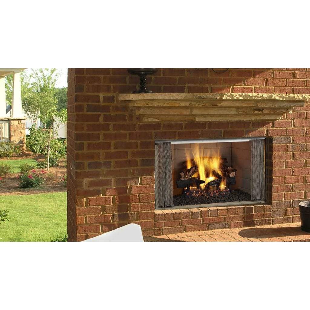 Majestic Villawood 36" Traditional Outdoor Wood Burning Fireplace