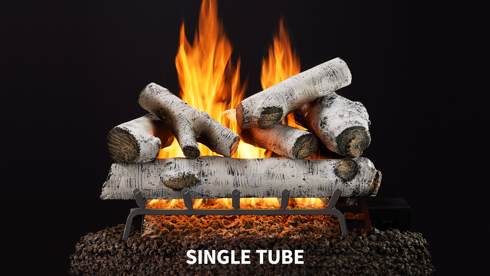 Majestic Woodland Birch 18" 8-Piece Vented Gas Log Set