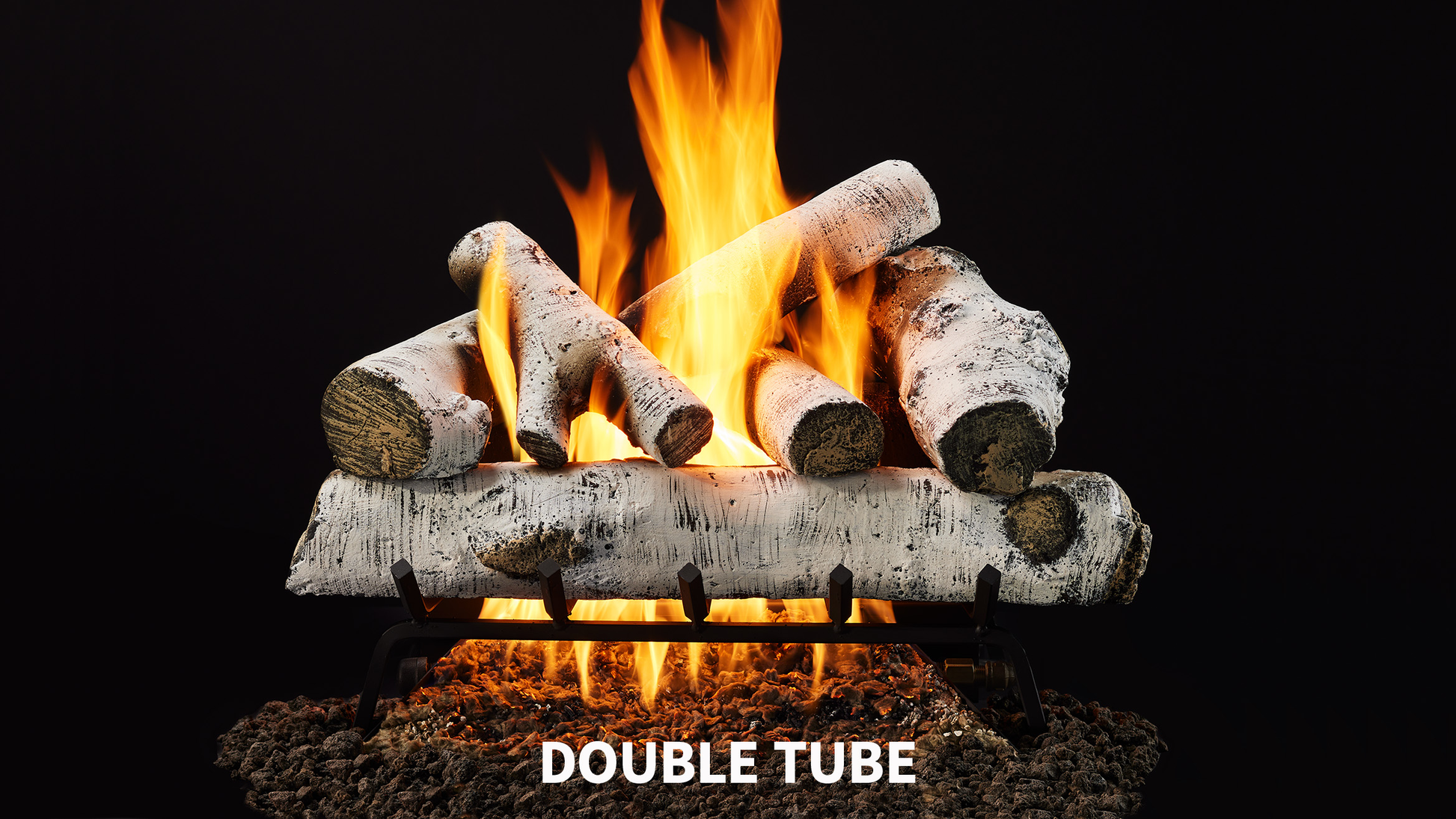 Majestic Woodland Birch 18" 8-Piece Vented Gas Log Set