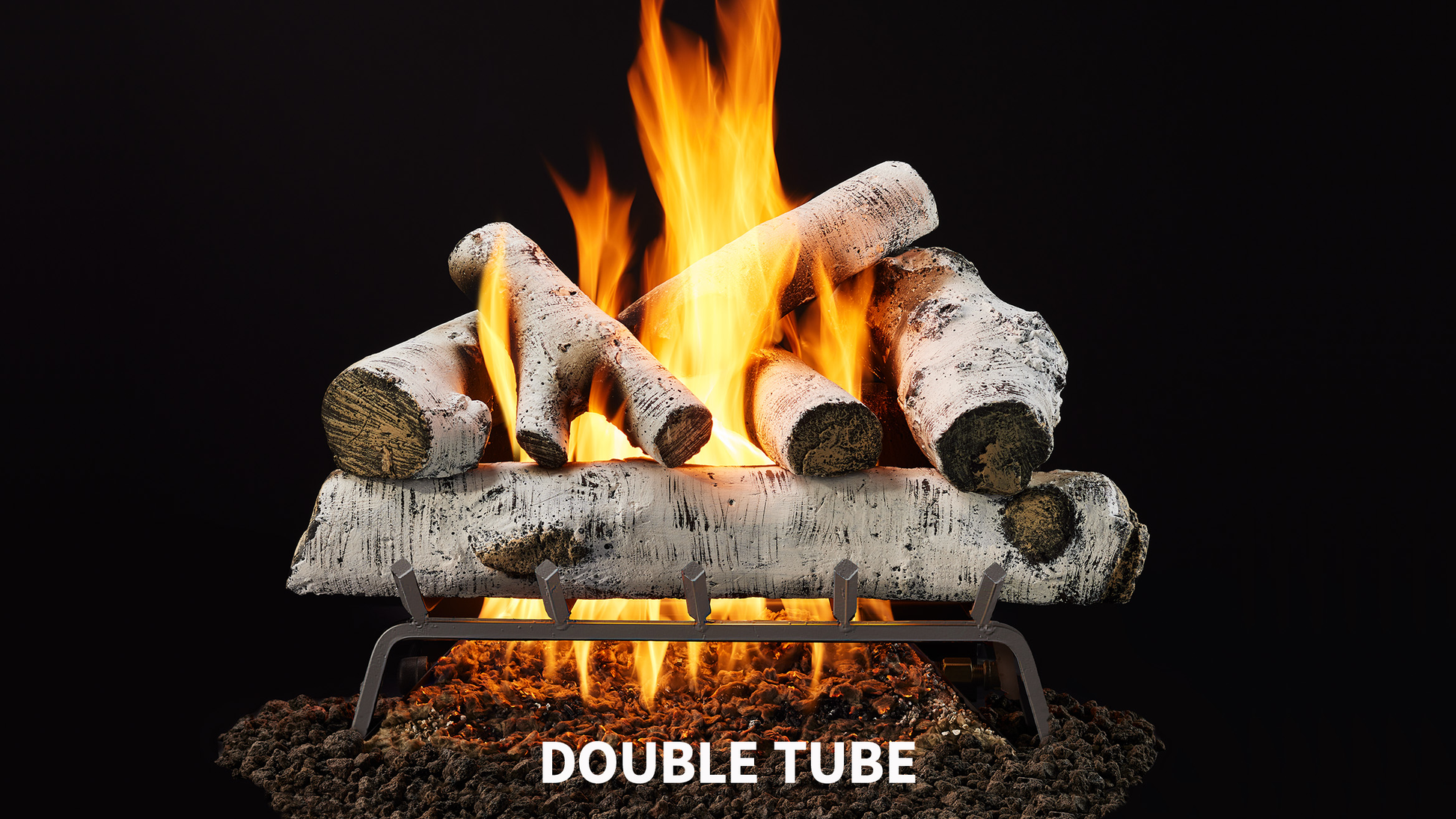 Majestic Woodland Birch 18" 8-Piece Vented Gas Log Set