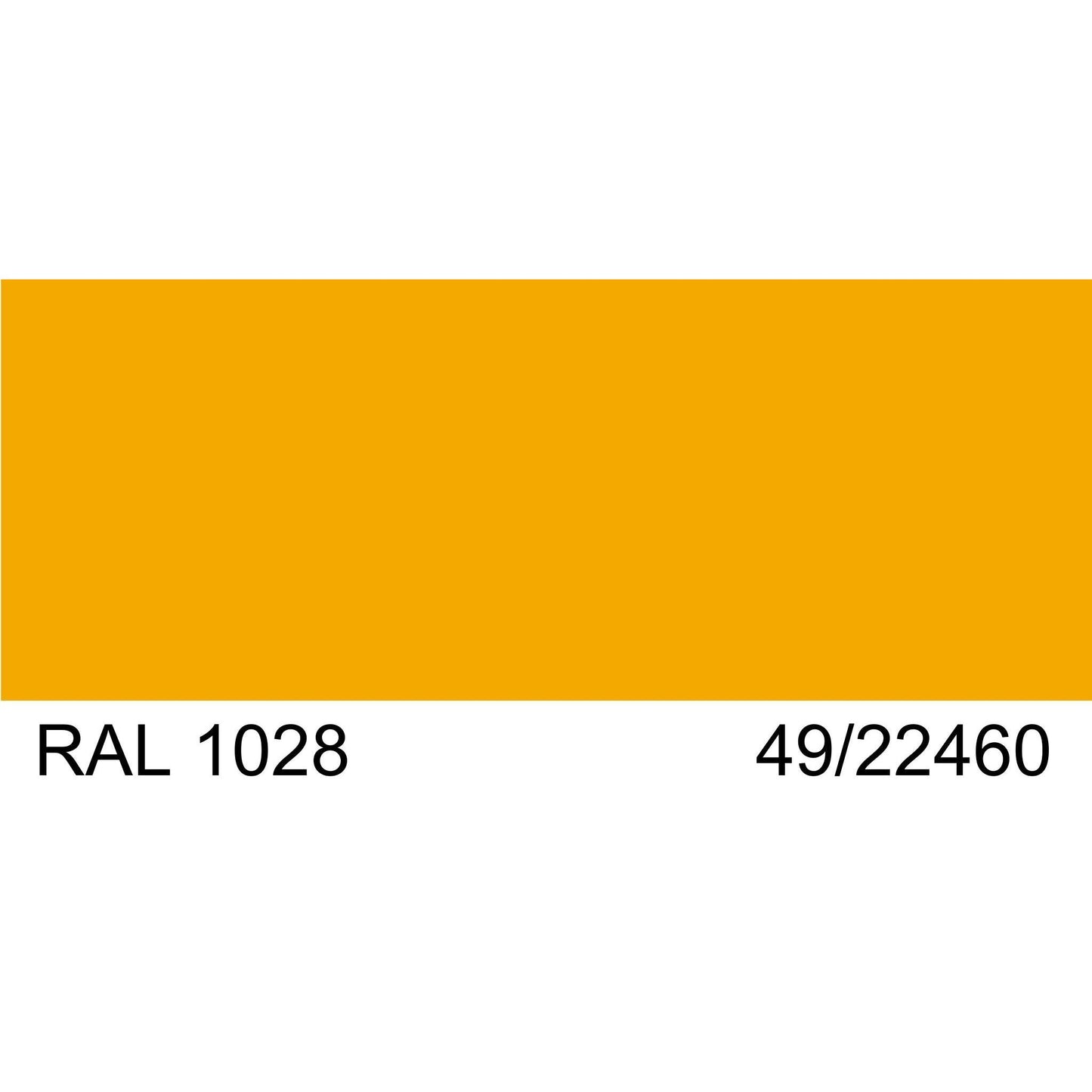 Malm 24" x 8" Slip Section Pipe With RAL 1028 49/22460 Powder Coat Finish