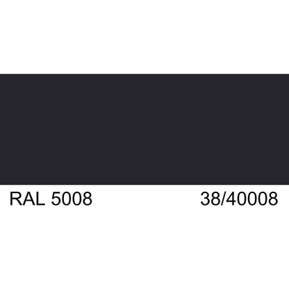 Malm Zircon 34" Freestanding Direct Vent Natural Gas Fireplace With RAL 5008 38/40008 Powder Coat Top and Matte Black Base