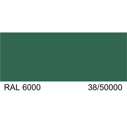 Malm Zircon 34" Freestanding Direct Vent Natural Gas Fireplace With RAL 6000 38/50000 Powder Coat Top and Base