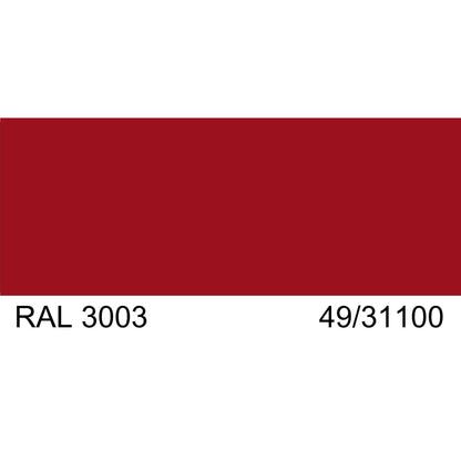 Malm Zircon 34" Freestanding Direct Vent Propane Gas Fireplace With RAL 3003 49/31100 Powder Coat Top and Base