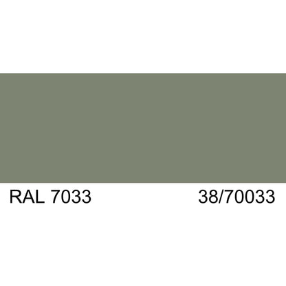 Malm Zircon 34" Freestanding Electric Aquafire Fireplace With Remote Control and RAL 7033 38/70033 Powder Coat Top and Base