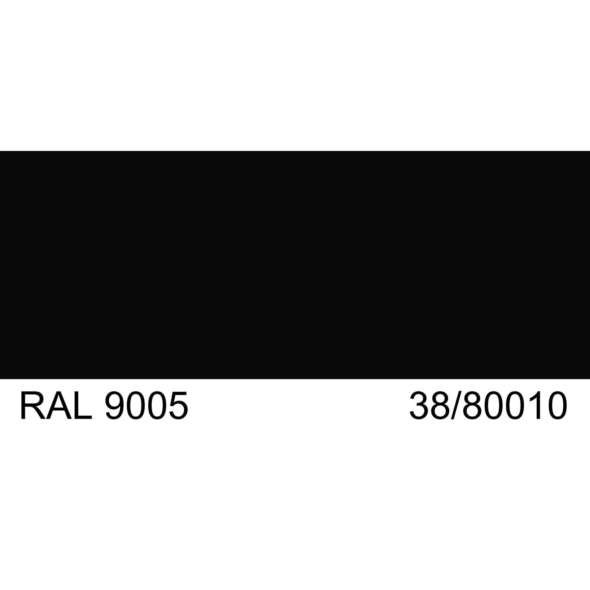 Malm Zircon 34" Freestanding Horizontal Direct Vent Natural Gas Fireplace With RAL 9005 38/80010 Powder Coat Top and Matte Black Base