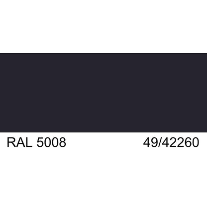 Malm Zircon 34" Freestanding Horizontal Direct Vent Propane Gas Fireplace With RAL 5008 49/42260 Powder Coat Top and Base