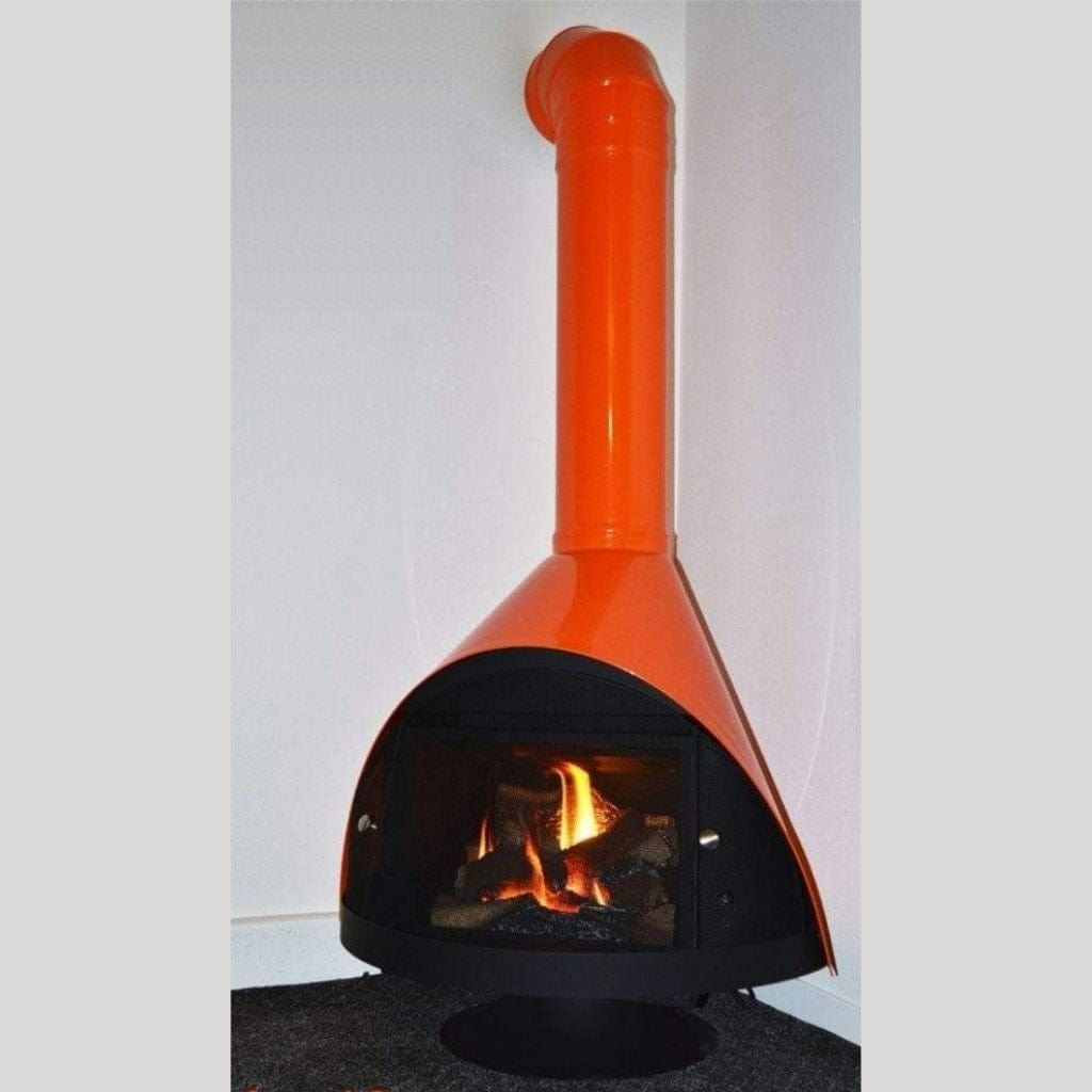 Malm Zircon 34" Matte Black Freestanding Horizontal Direct Vent Gas Fireplace