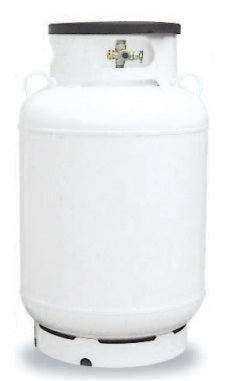 Manchester Tank 200lb DOT Vertical Muti-Valve Tank With Gauge Accessory