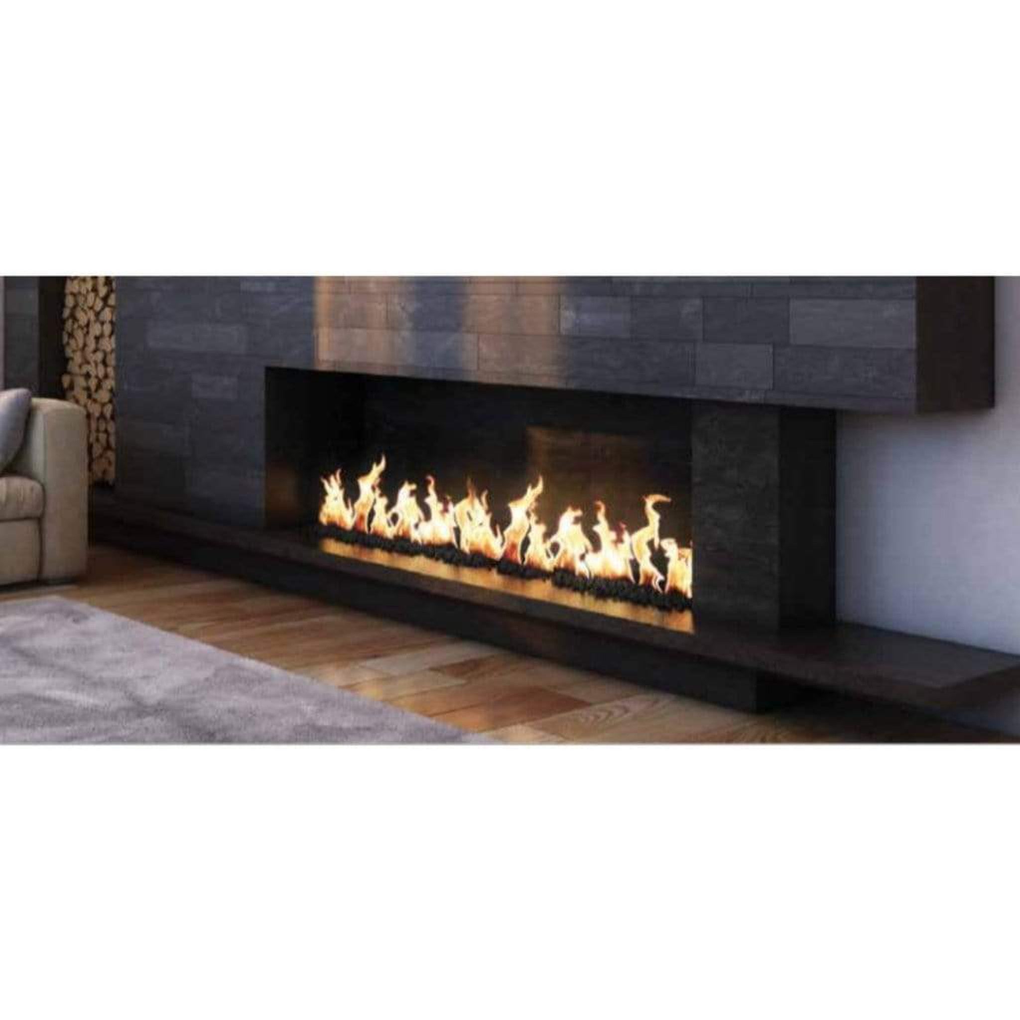 Mason-Lite 108" Linear Gas Fireplace - Dual 12" B-Vent – US Fireplace Store