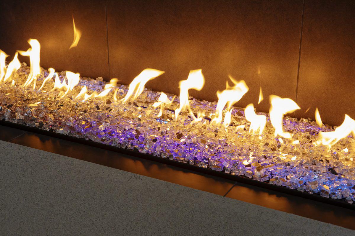 Mason-Lite 15 Lbs. Clear Reflective Fireglass