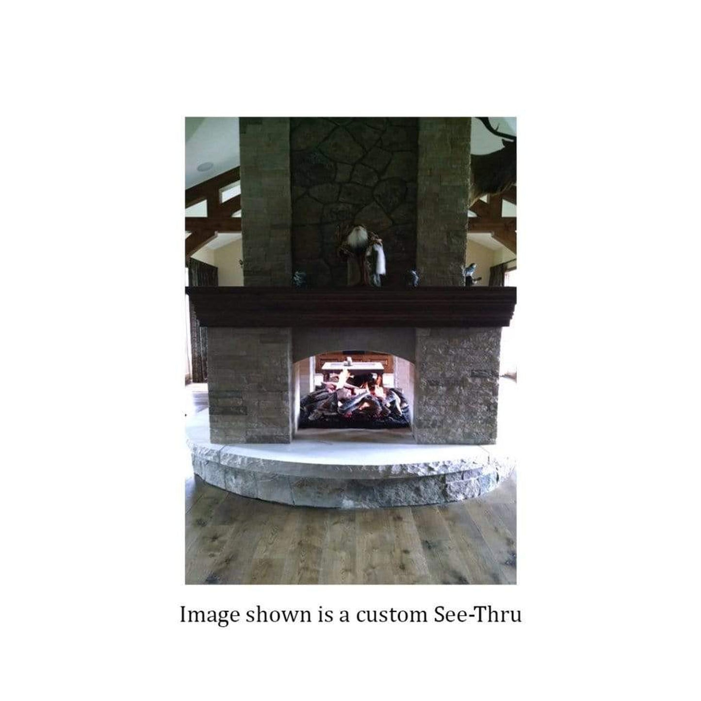 Mason-Lite 43" Pre-Cast Masonry Firebox Kit (Wood & Gas Compatible)