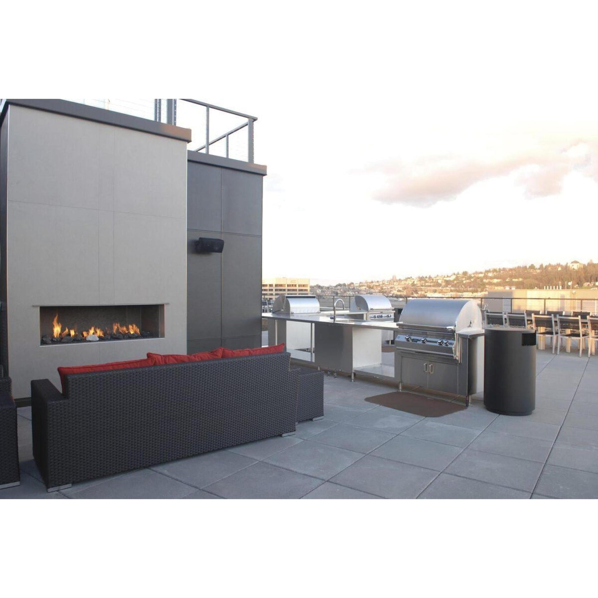 Mason-Lite 48" Linear Gas Fireplace