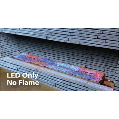 Mason-Lite 96" Linear Drop-In Burner With LED Lights For Use With LMFP96