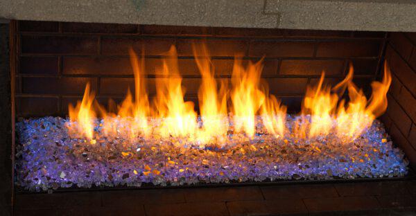 Mason-Lite Opalescence 36" Linear Drop-In Vent Free Propane Gas Burner With LED Lights