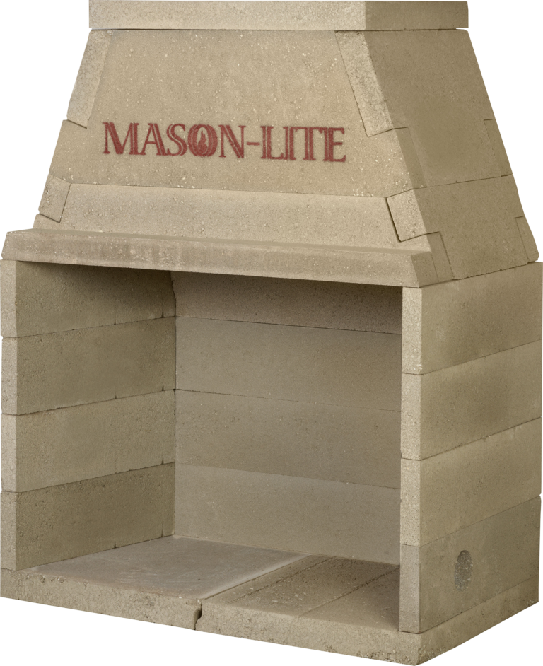 Mason-Lite Regal 108" Traditional Indoor/Outdoor Wood Burning Firebox Kit