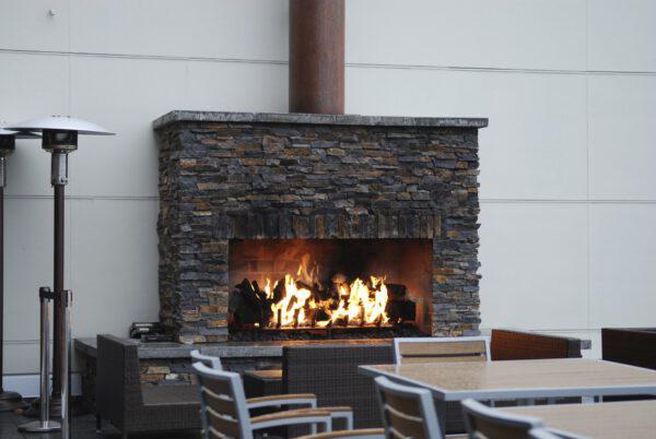 Mason-Lite Regal 120" Traditional Indoor/Outdoor Wood Burning Firebox Kit