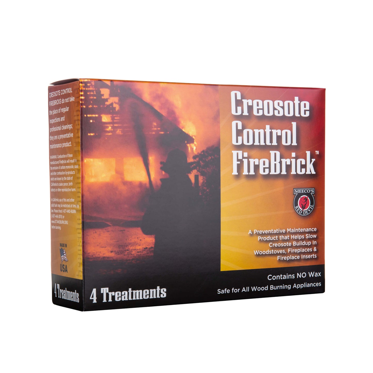 Meeco ME1004 4 Packs Creosote Control FireBricks