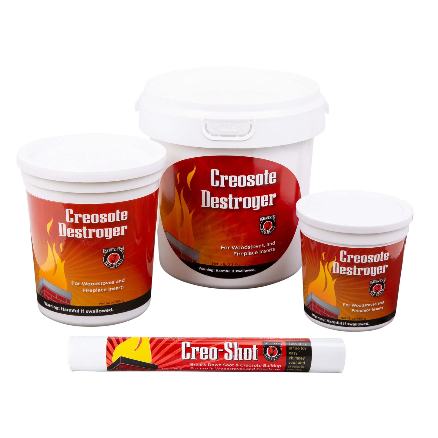 Meeco ME25 2lb Tub Powder Creosote Destroyer