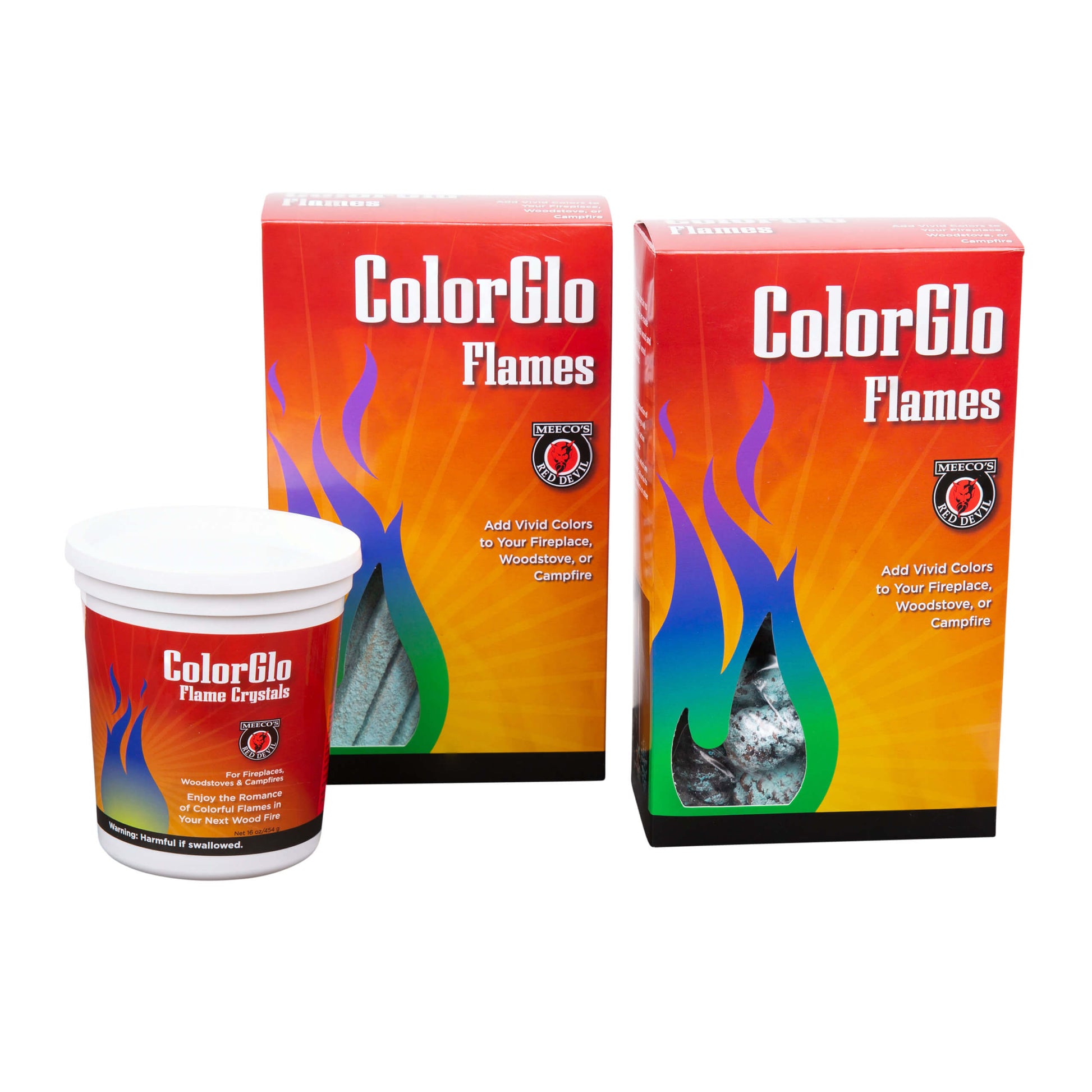 Meeco ME40 1lb Blue Crystals ColorGlo Flames