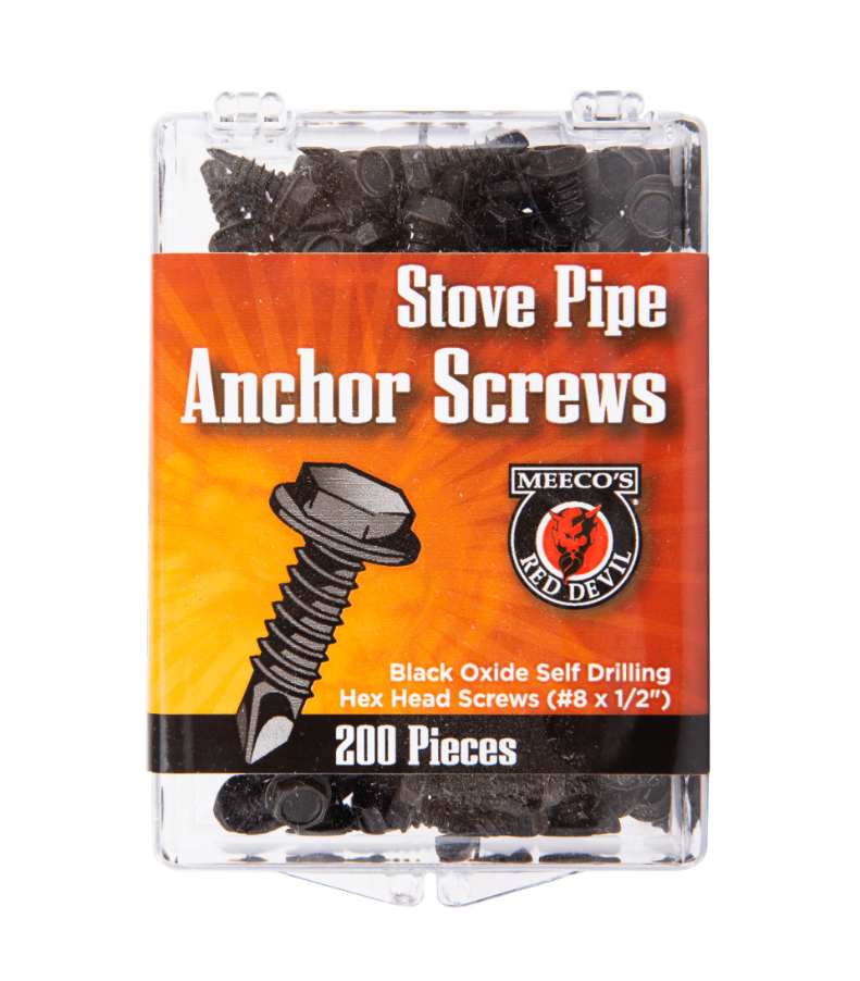 Meeco ME5200 Tek Head 200 Pieces Box Stove Pipe Anchor Screws