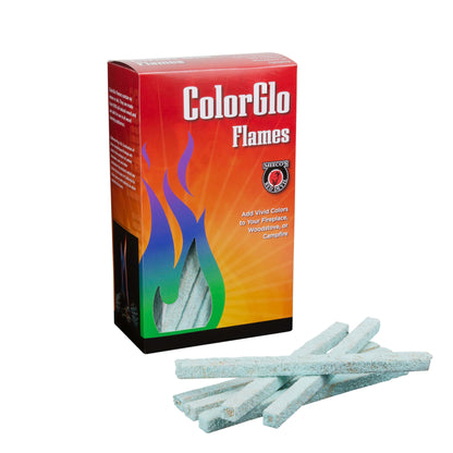 Meeco ME88310 1lb 30 Pieces Blue Sticks ColorGlo Flames