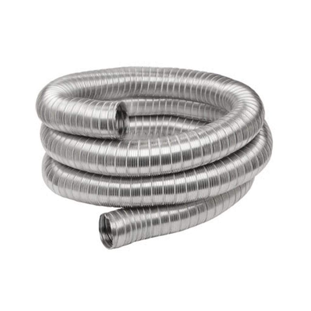 Metal-Fab 3" Diameter x 35' Length Stainless Steel Chimney Coiled Flex