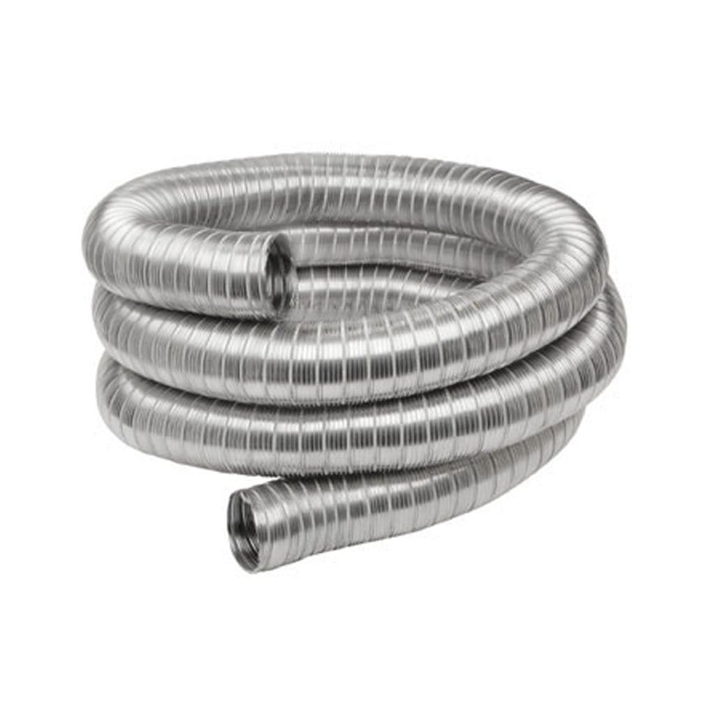 Metal-Fab 4" Diameter x 35' Length Stainless Steel Chimney Coiled Flex
